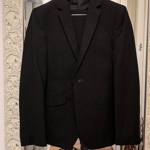Black complete slim fit suit (jacket and pant) men’s